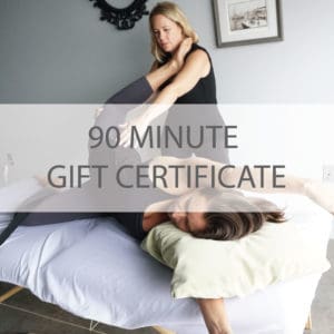 90 minute gift certificate