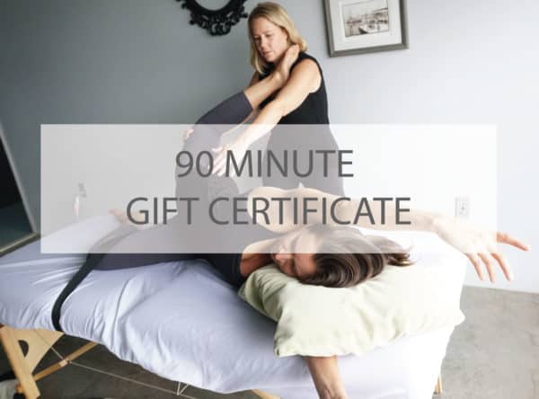 90 minute gift certificate